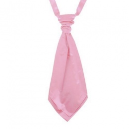 Boys Light Pink Adjustable Scrunchie Wedding Cravat